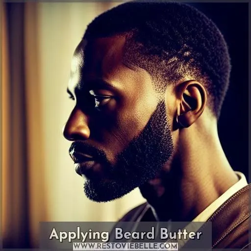 Applying Beard Butter
