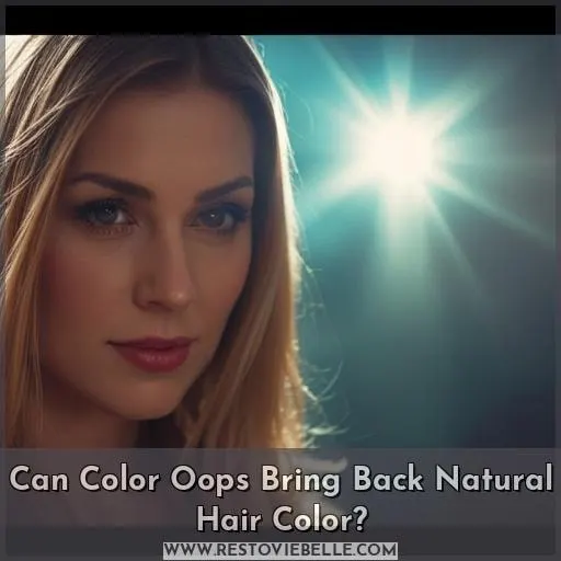Can Color Oops Bring Back Natural Hair Color