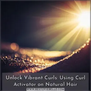 can i use curl activator on natural hair