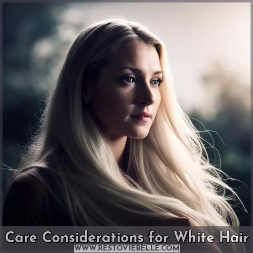 Care Considerations for White Hair