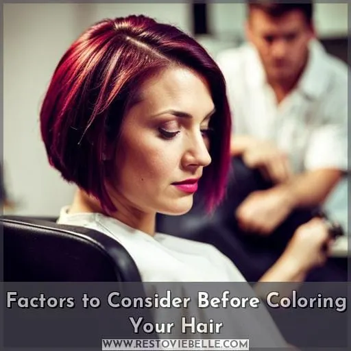 Factors to Consider Before Coloring Your Hair