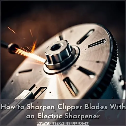 How to Sharpen Clipper Blades With an Electric Sharpener