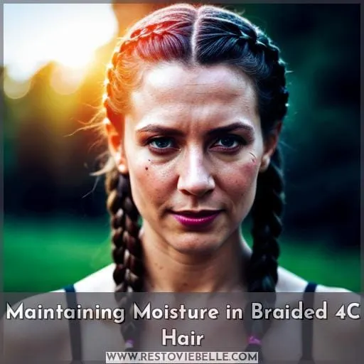 Maintaining Moisture in Braided 4C Hair