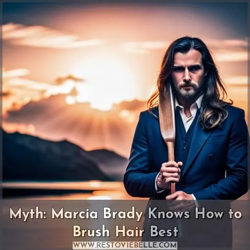 Myth: Marcia Brady Knows How to Brush Hair Best