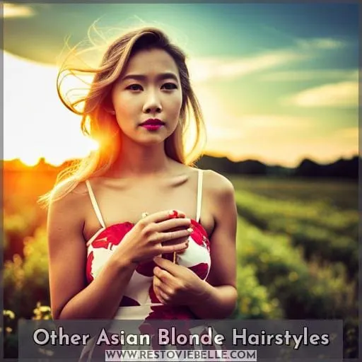 Other Asian Blonde Hairstyles