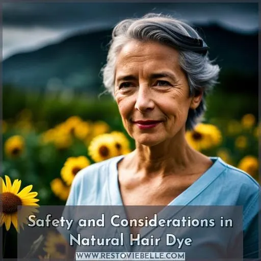 Safety and Considerations in Natural Hair Dye