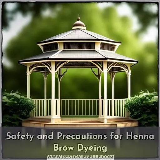 Safety and Precautions for Henna Brow Dyeing