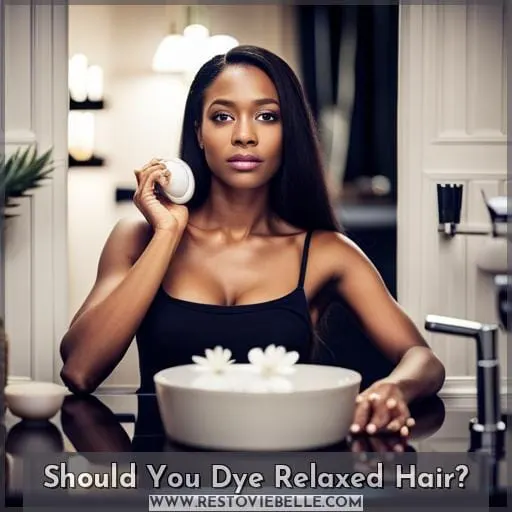 Should You Dye Relaxed Hair