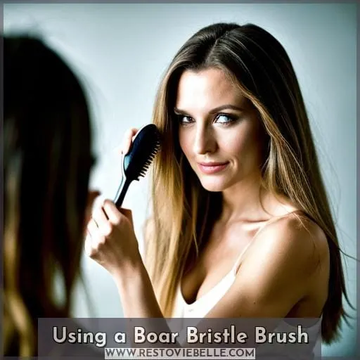 Using a Boar Bristle Brush