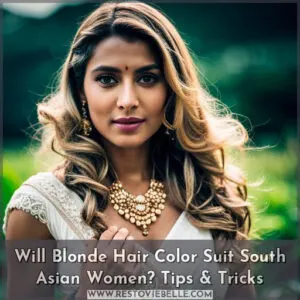 will blonde hair color suit south asian women