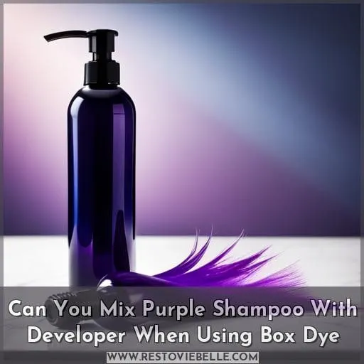 Can You Mix Purple Shampoo With Developer When Using Box Dye
