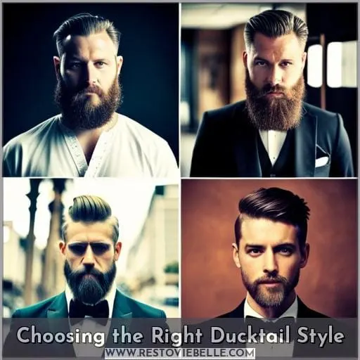 Choosing the Right Ducktail Style