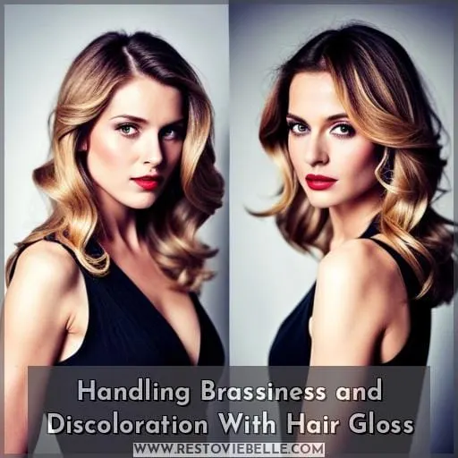 Handling Brassiness and Discoloration With Hair Gloss