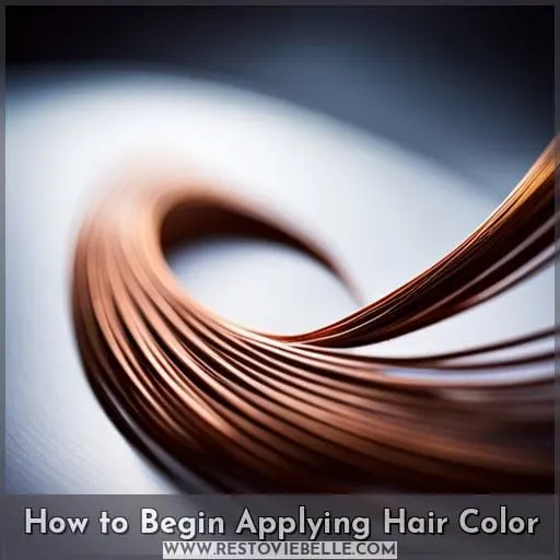 How to Begin Applying Hair Color