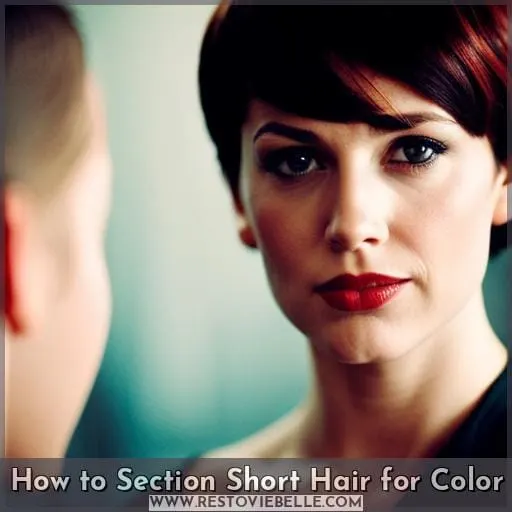 How to Section Short Hair for Color