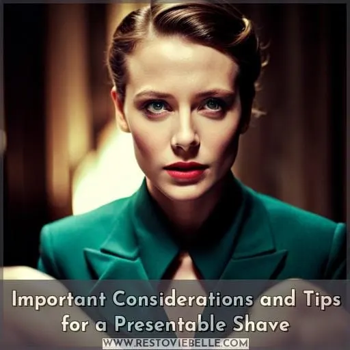 Important Considerations and Tips for a Presentable Shave