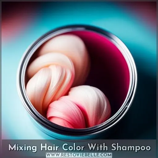 Mixing Hair Color With Shampoo