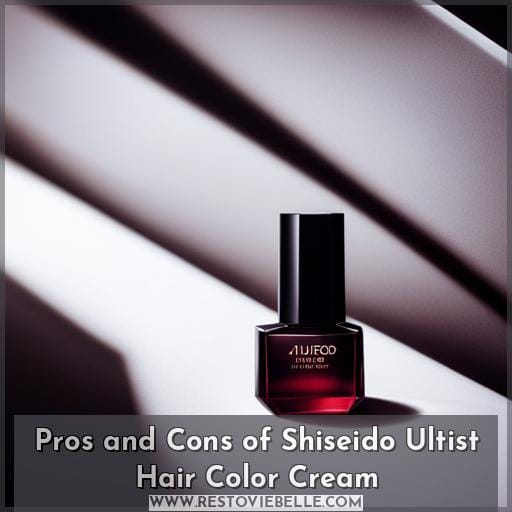 Pros and Cons of Shiseido Ultist Hair Color Cream