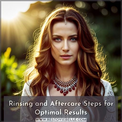 Rinsing and Aftercare Steps for Optimal Results
