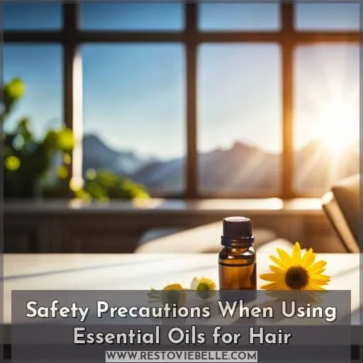 Safety Precautions When Using Essential Oils for Hair