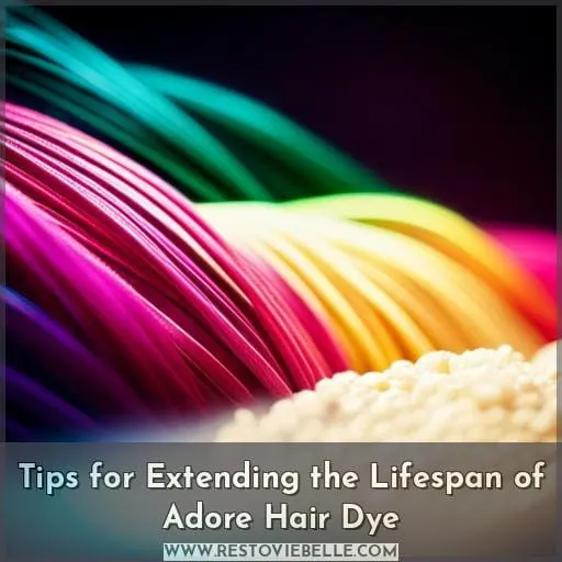 Tips for Extending the Lifespan of Adore Hair Dye