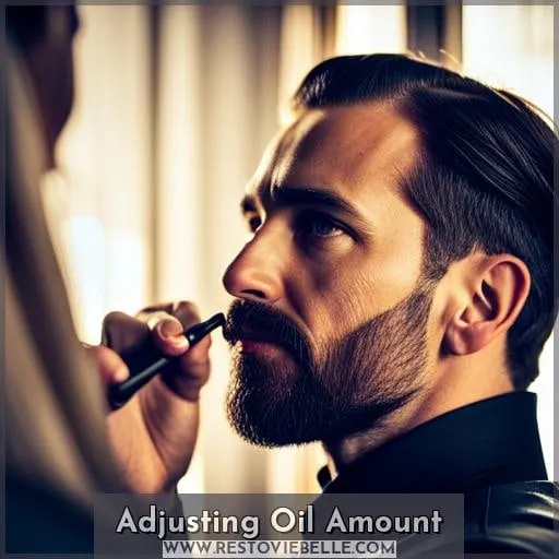 Adjusting Oil Amount