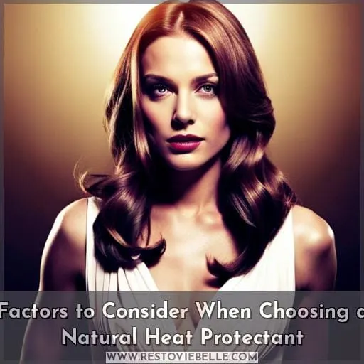 Factors to Consider When Choosing a Natural Heat Protectant