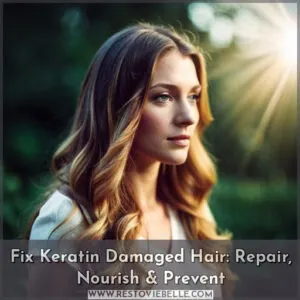 how to fix keratin damaged hair