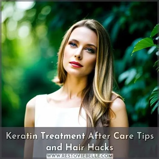 Keratin Treatment After Care Tips and Hair Hacks