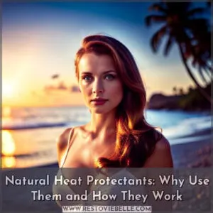 natural heat protectant hair