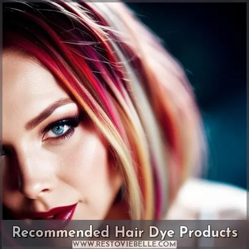 Recommended Hair Dye Products