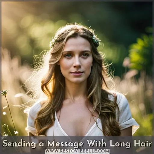 Sending a Message With Long Hair