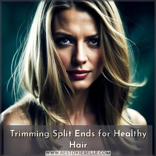 Trimming Split Ends for Healthy Hair