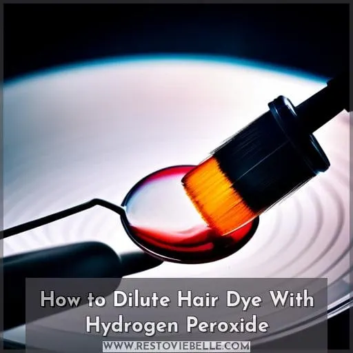 How to Dilute Hair Dye With Hydrogen Peroxide