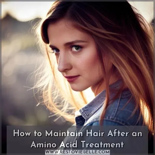 How to Maintain Hair After an Amino Acid Treatment