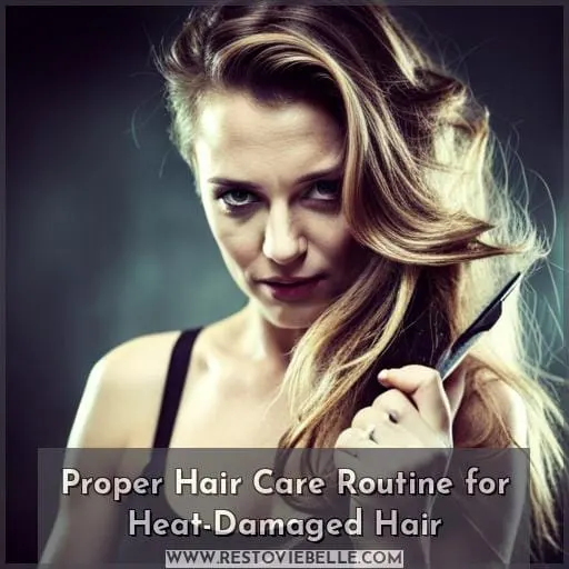 Proper Hair Care Routine for Heat-Damaged Hair