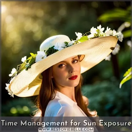 Time Management for Sun Exposure