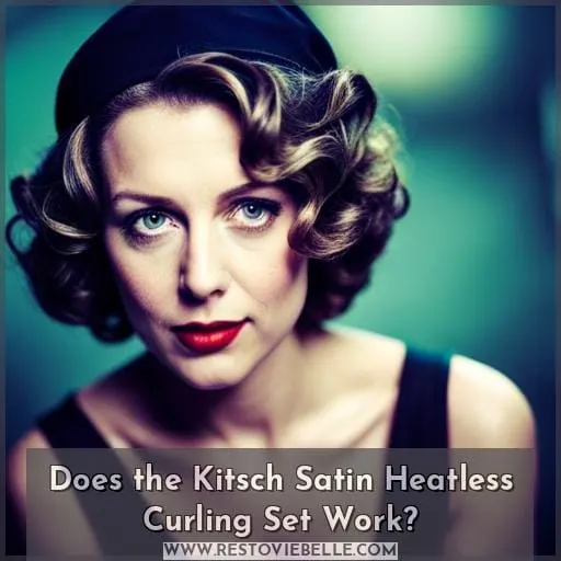 Does the Kitsch Satin Heatless Curling Set Work