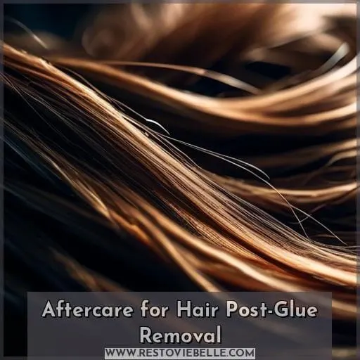 Aftercare for Hair Post-Glue Removal