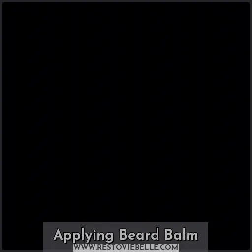 Applying Beard Balm