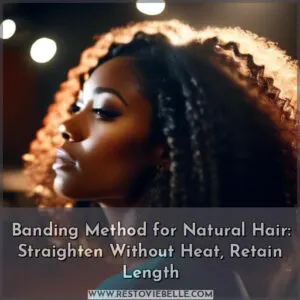 banding method for natural hair