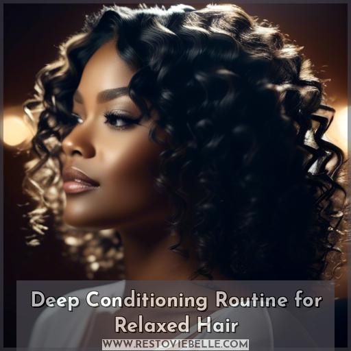 Deep Conditioning Routine for Relaxed Hair