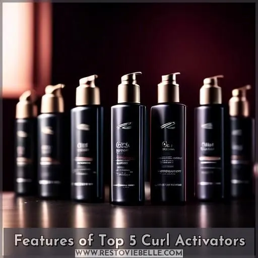 Features of Top 5 Curl Activators