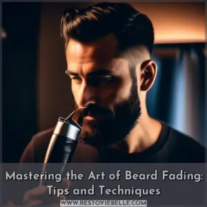 how to fade a beard at home