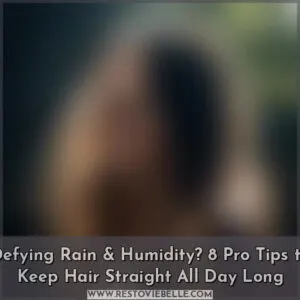 how to keep hair straight in rain and humidity