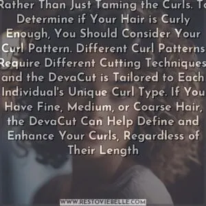 is my hair curly enough for a deva cut