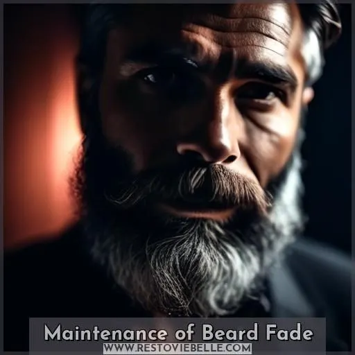 Maintenance of Beard Fade