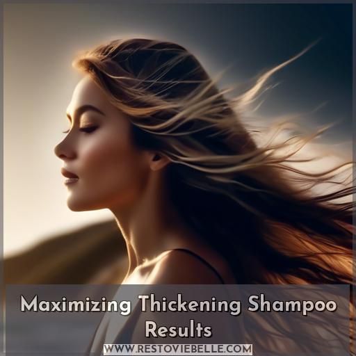 Maximizing Thickening Shampoo Results