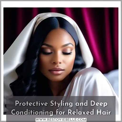 Protective Styling and Deep Conditioning for Relaxed Hair