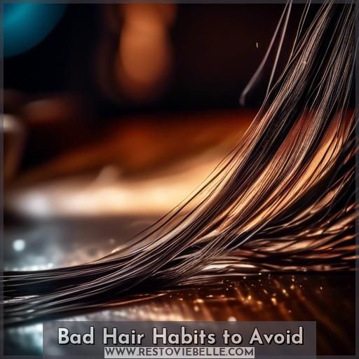 Bad Hair Habits to Avoid